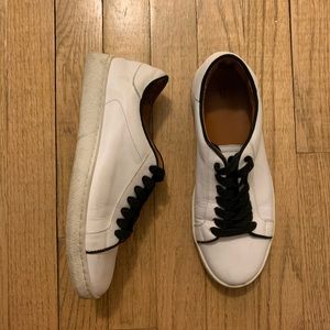 Frye white leather sneaker